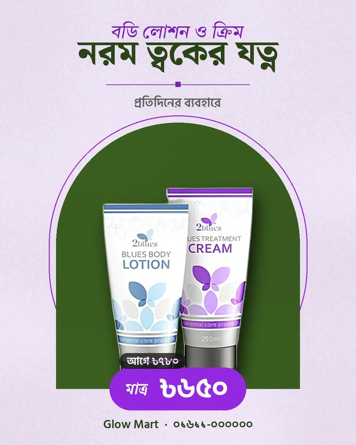 বডি লোশনের পোস্টার